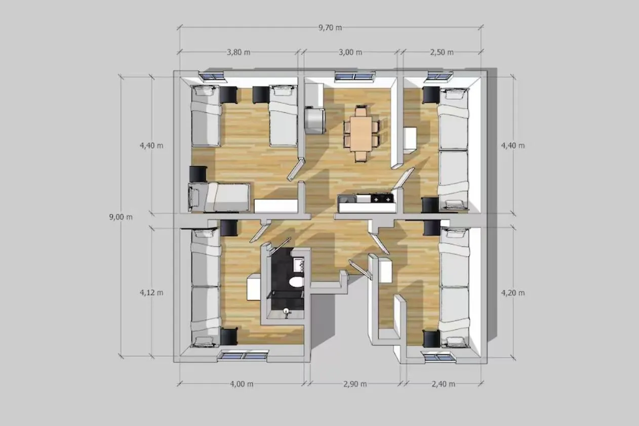 Beautiful Airportflats Near Koeln Lejlighed