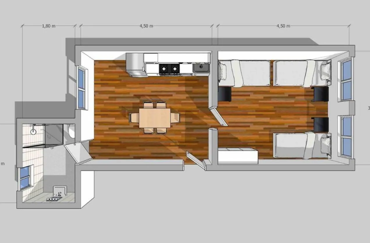Апартаменты Beautiful Airportflats Near Koeln Кёльн