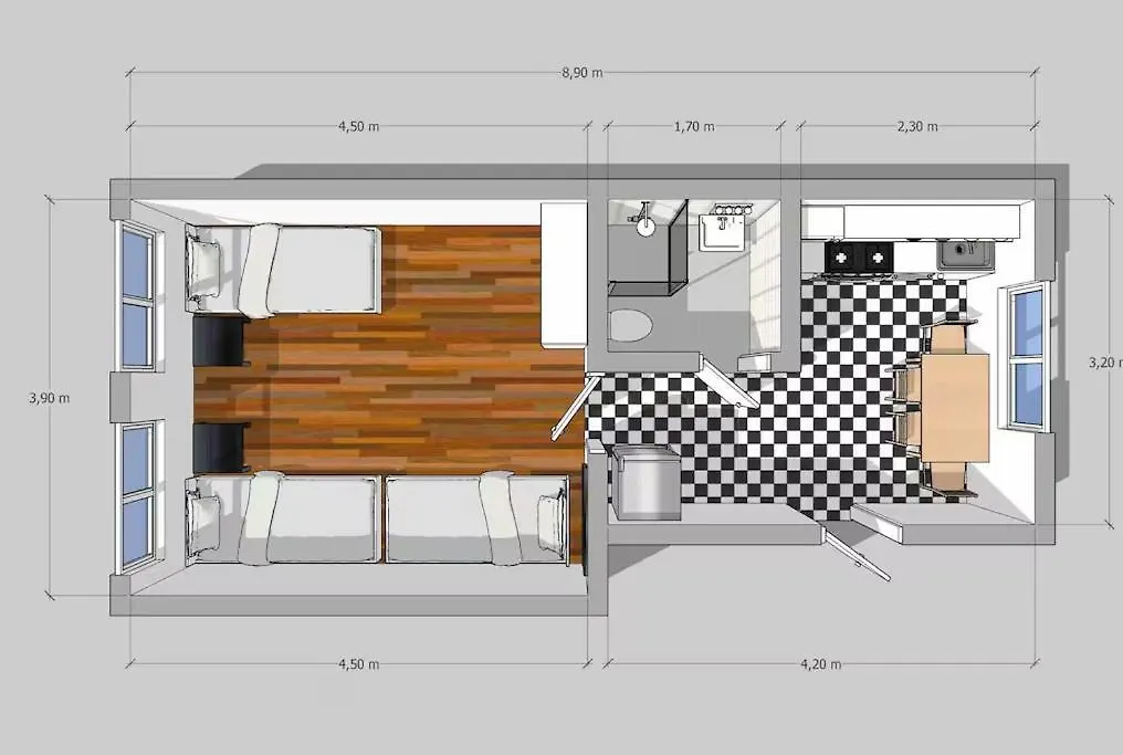 Апартаменты Beautiful Airportflats Near Koeln Германия